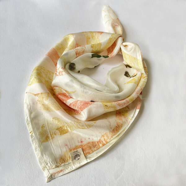 Eco-printed Leaf Print Bandana