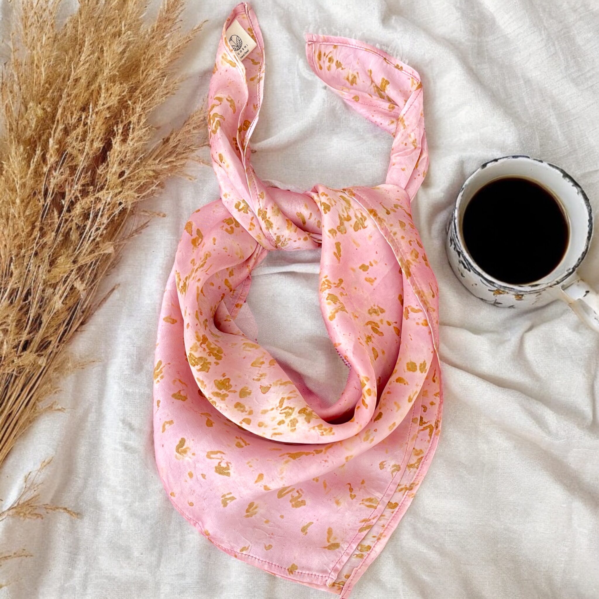 Sunlit Rose Eco Bandana