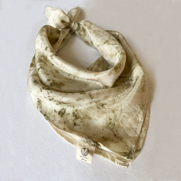 Eco-printed Wild Flower Bandana