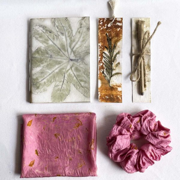 Eco-friendly Gift Box- Pink with Yellow - Image 2