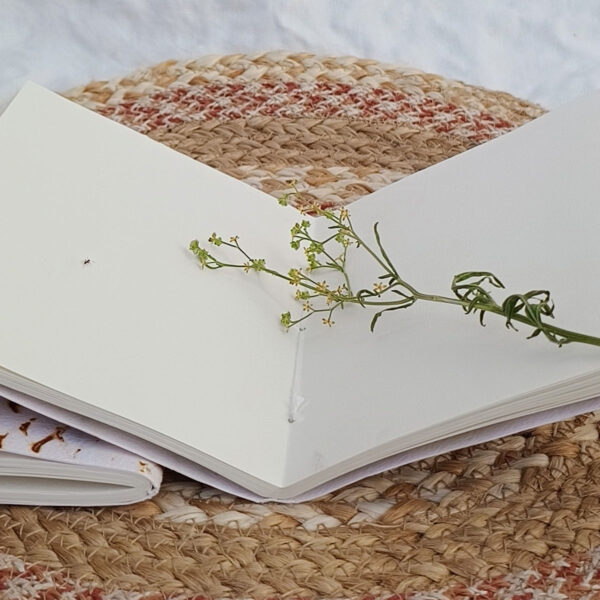 Eco-printed Handmade Journal - Wild Fire - Image 2