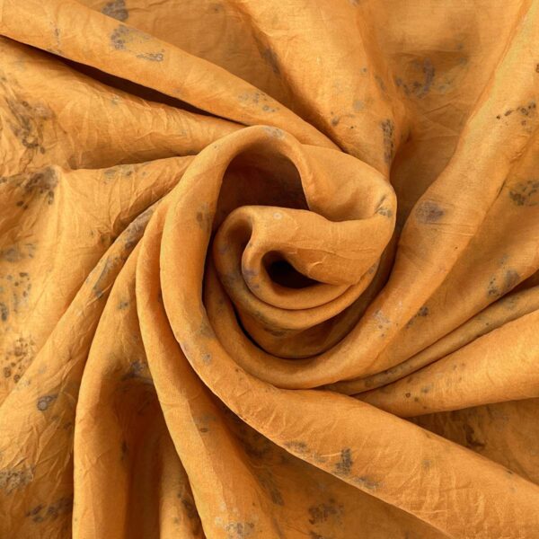 Radiant Yellow Silk Square Scarf - Image 2