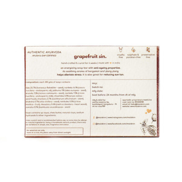 Get Glamorous with Grapefruit Soap Bar - Image 2