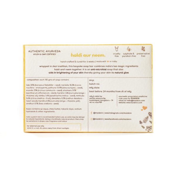 Traditional Indian Glow Soap Bar - Image 2