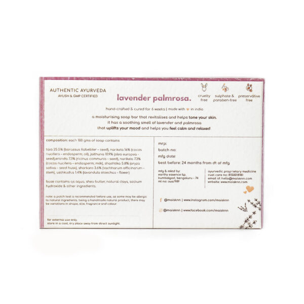 De-Stress with Lavender Soap Bar - Image 2
