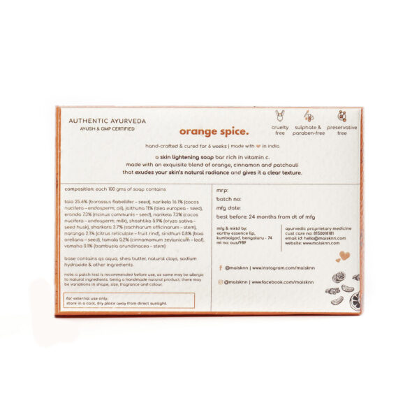 Spicy Citrus Glow Soap Bar - Image 2