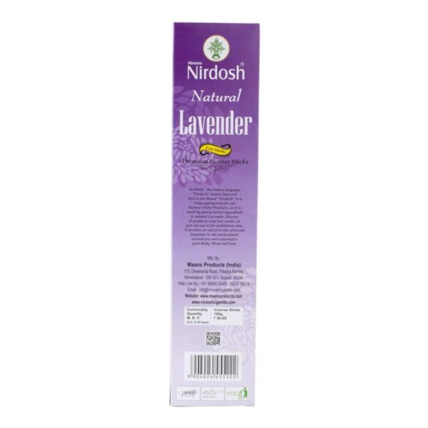 Lavender – Nirdosh Herbal Incense Sticks - Image 3