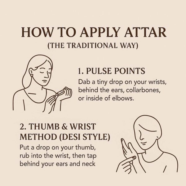 Raahi Parfums | Rose Attar | Authentic Indian Attar - Image 5