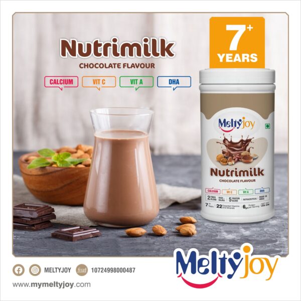 Melty joy Nutrimilk chocolate nutritional powder 7+ year