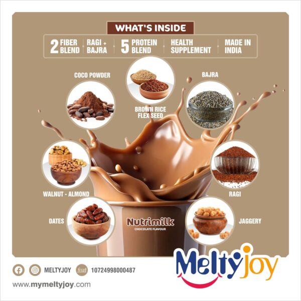Melty joy Nutrimilk chocolate nutritional powder 7+ year - Image 5