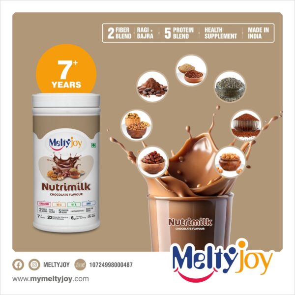 Melty joy Nutrimilk chocolate nutritional powder 7+ year - Image 2