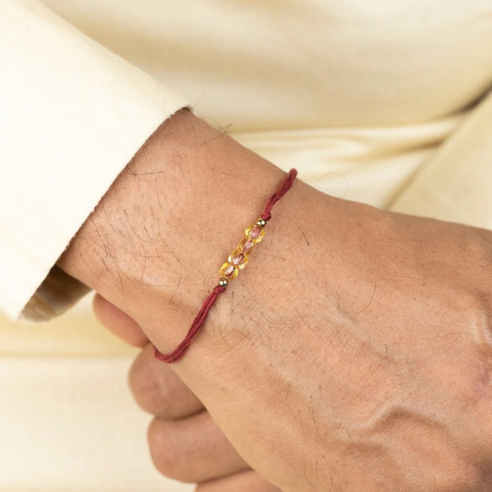 Abundance & Prosperity Crystal Rakhi