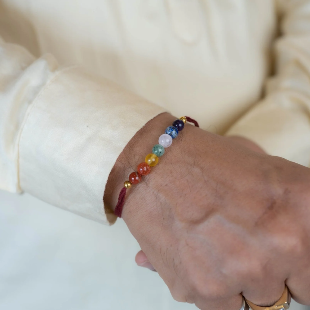 Eternal Aura Crystal Rakhi
