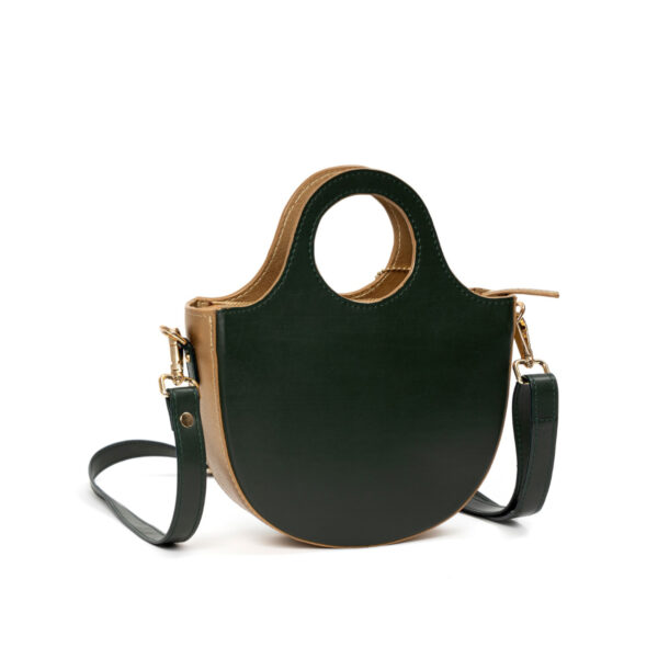 Savannah Vegan Leather Sling - Green, Gold & Orange - Image 4