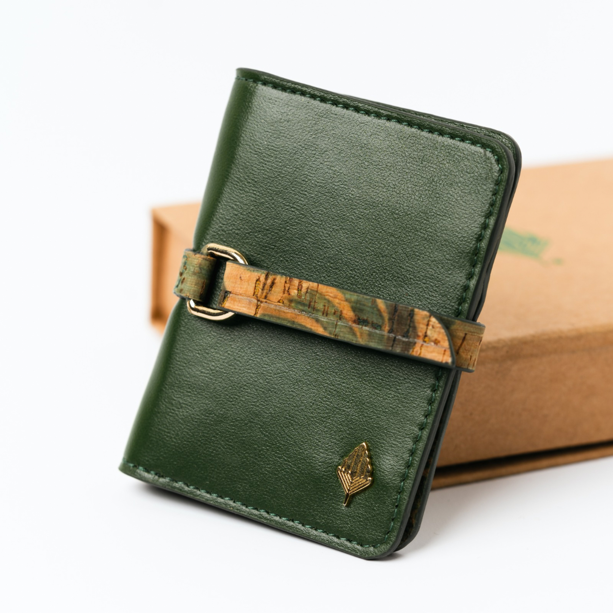 Neith Vegan Leather Cardholder - Green