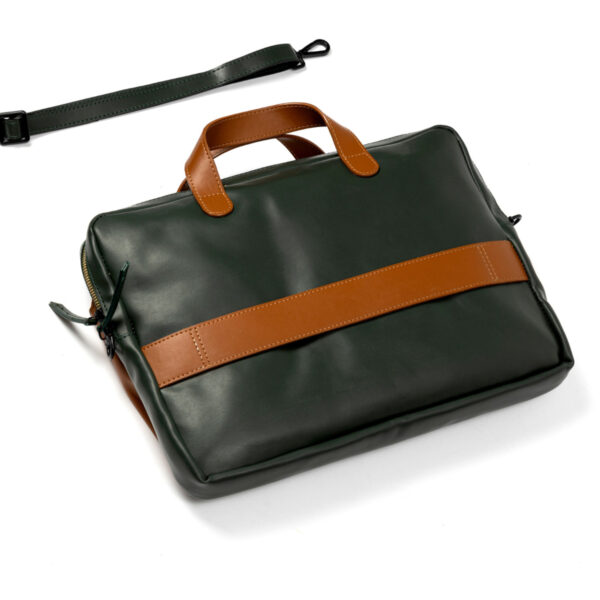 Willow Vegan Leather Laptop Sleeve - Tan - Image 2