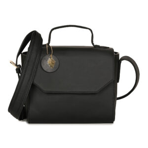 Asteria Vegan Leather Sling - Black