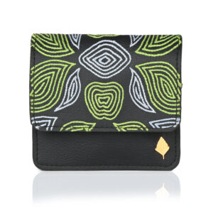 Lana Vegan Leather Cardholder - Black