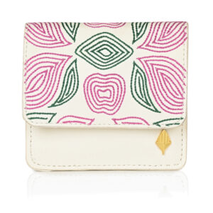 Lana Vegan Leather Cardholder - White