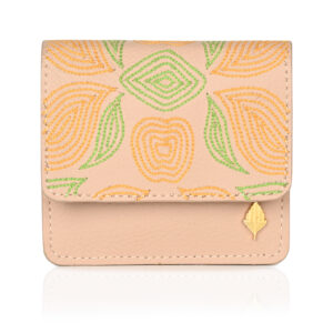 Lana Vegan Leather Cardholder - Almond