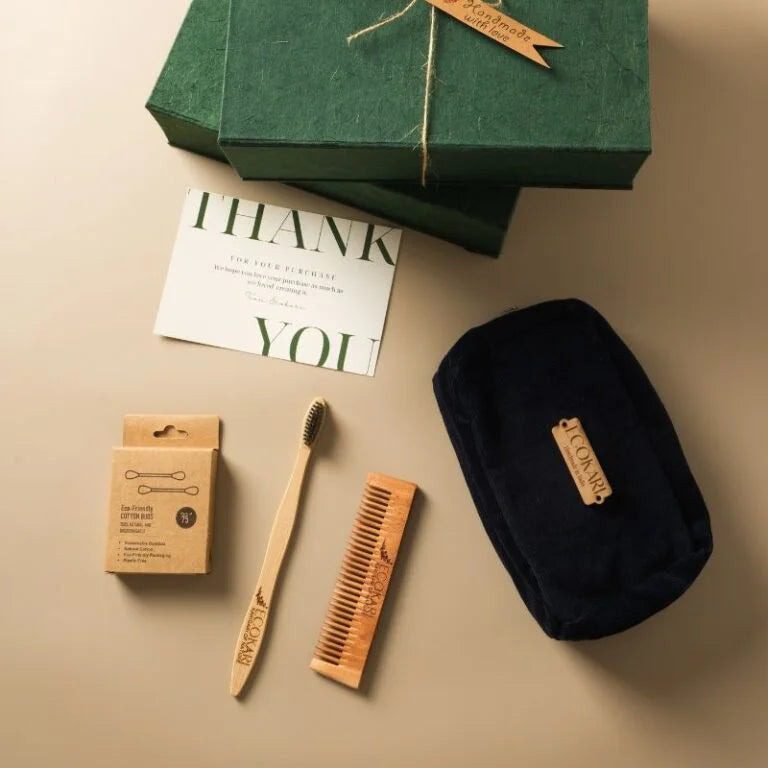 Eco Men’s Grooming Gift Hampers Set Bamboo & Neem Kit Corporate Gifts - Image 4