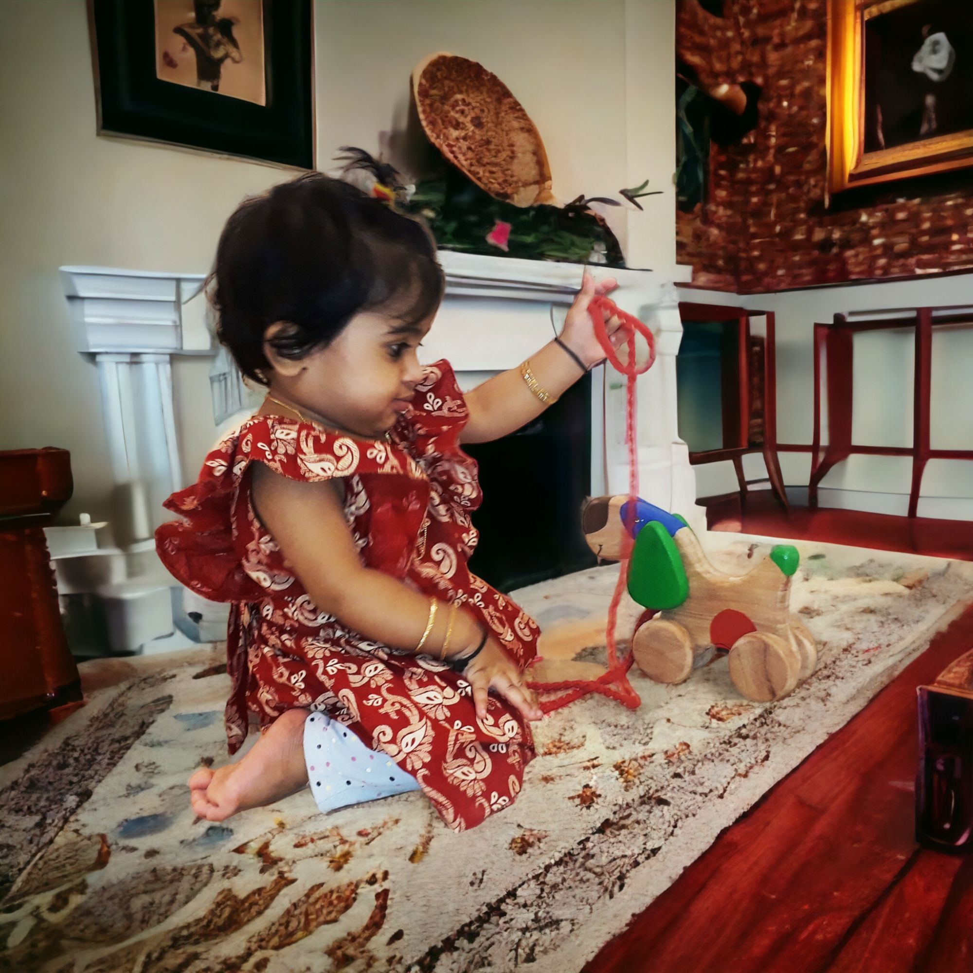 Perfect Pull Along Dog Toy For Toddlers - Image 4