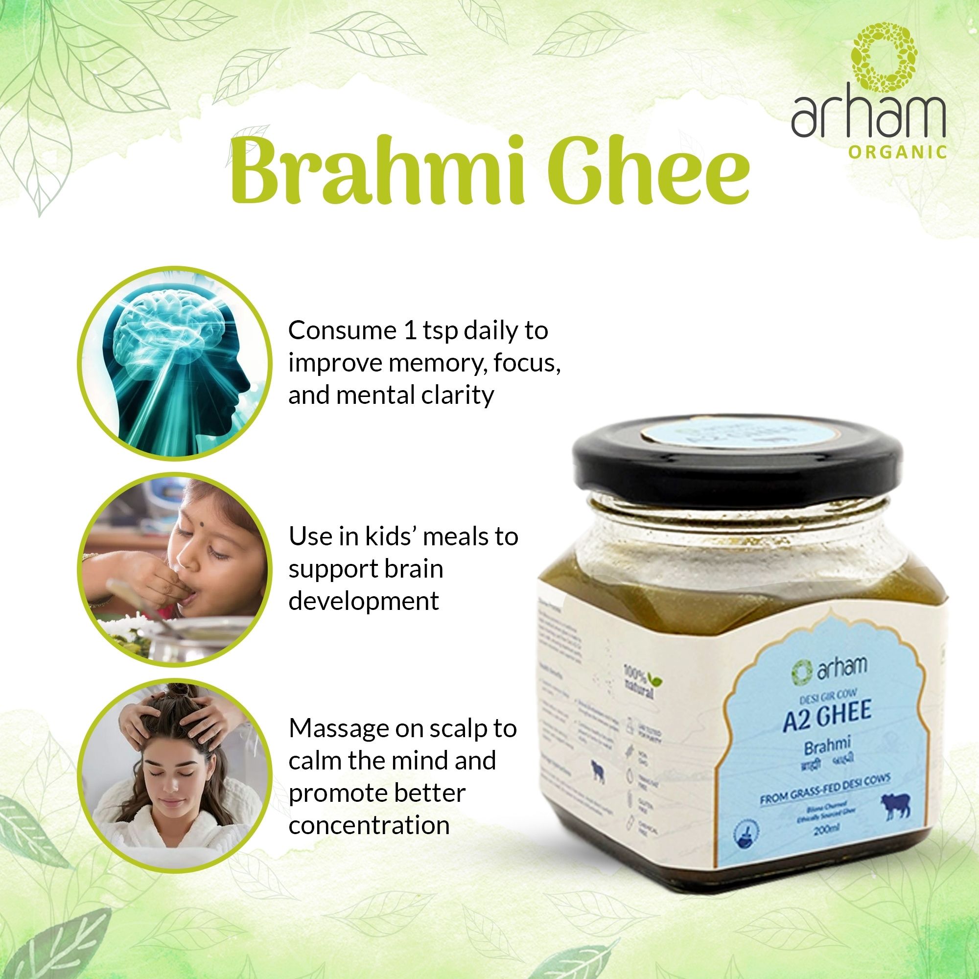A2 Gir Cow Ghee Brahmi - Image 3