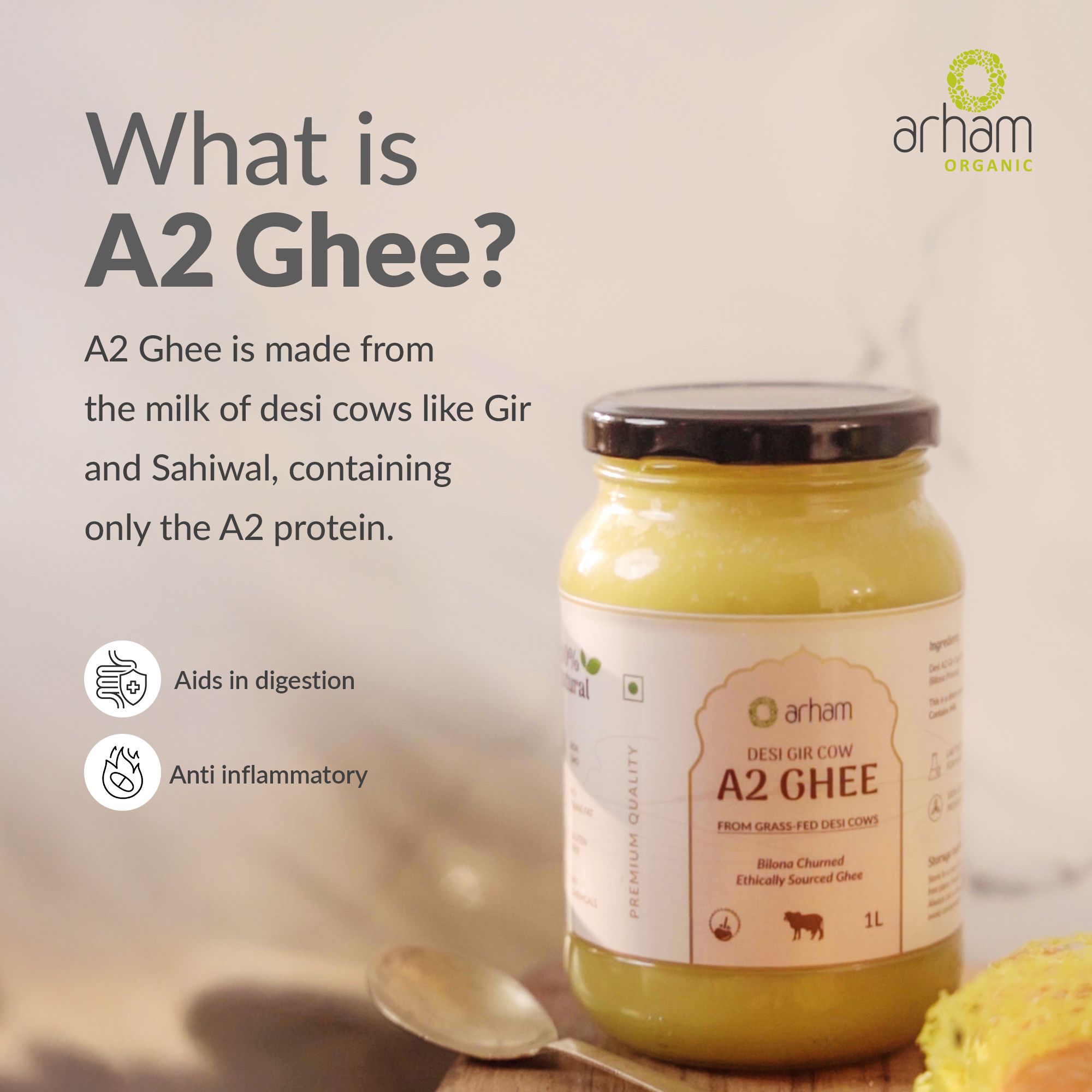 A2 Ghee Gir Cow Ghee - Image 3