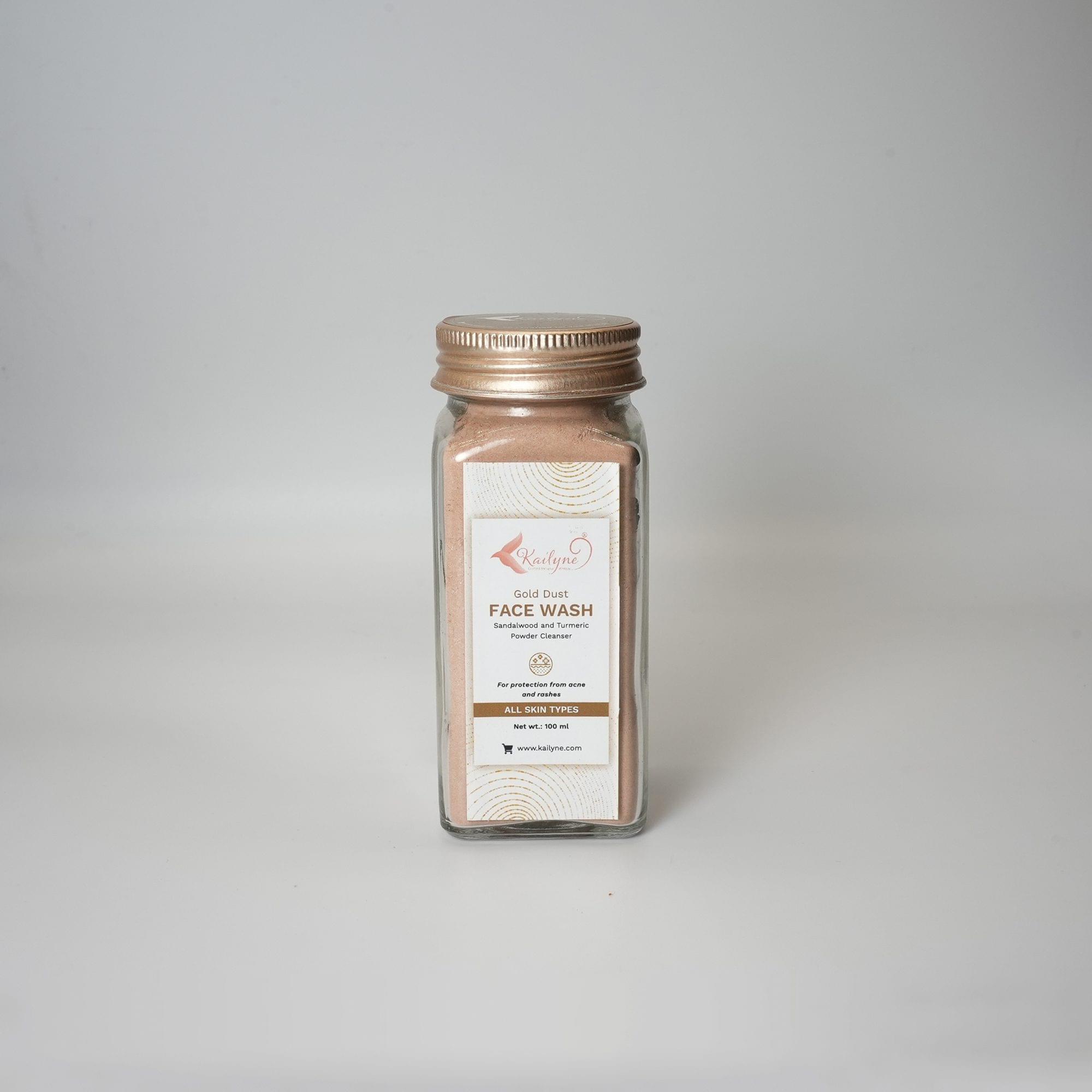 Face Wash Glow Sandalwood and Turmeric Powder Cleanser