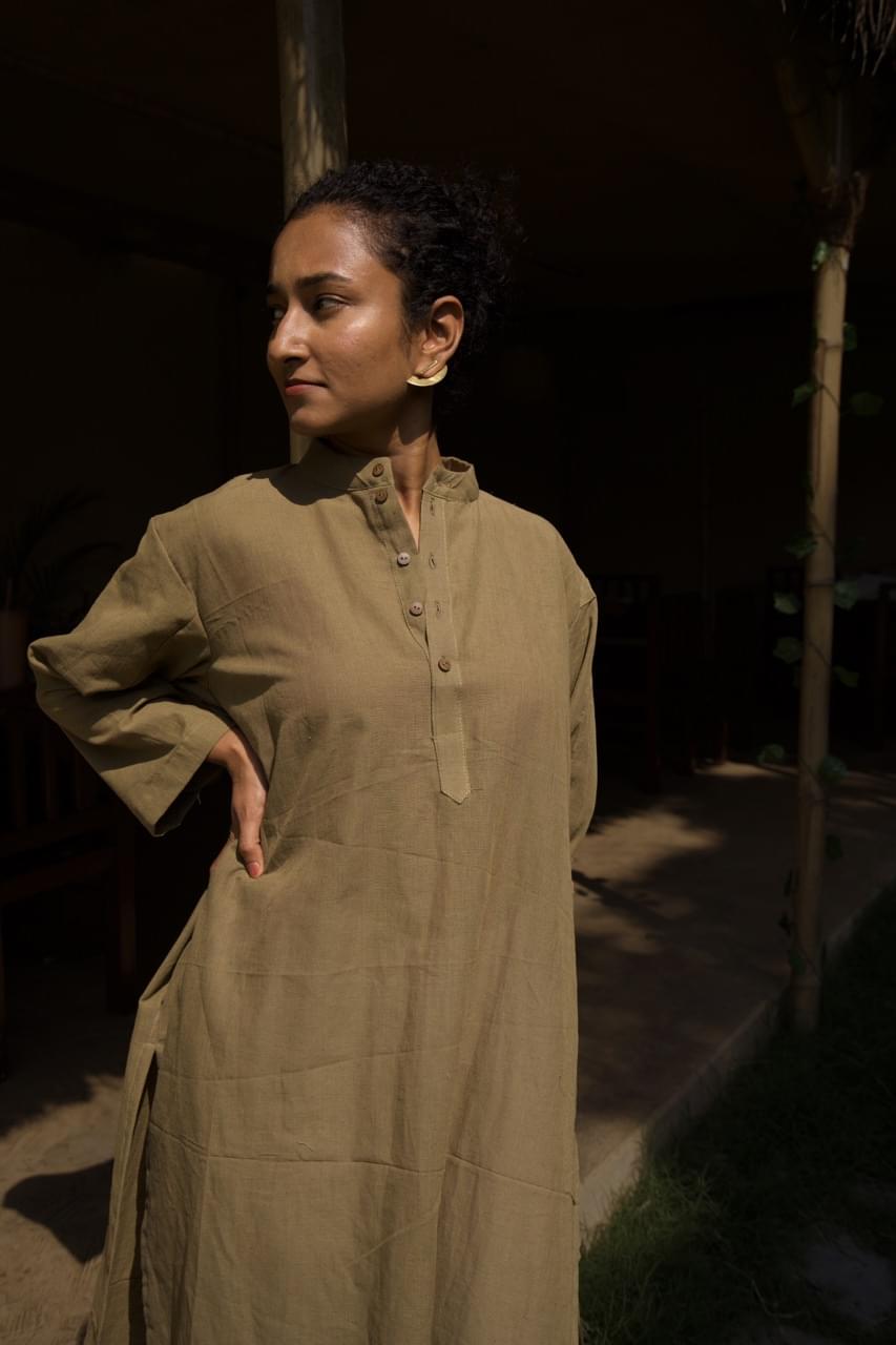 Mehwar - Kala Cotton Kurta Set