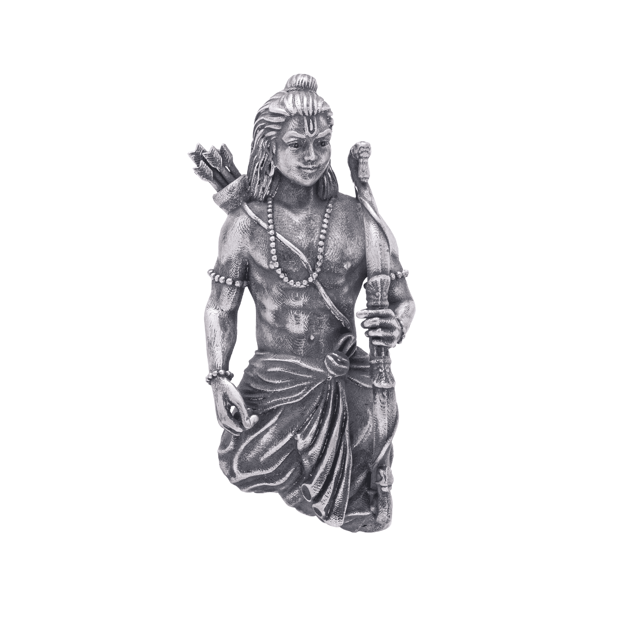 Lord Shree Rama 925 Sterling Silver Brooch - Image 2