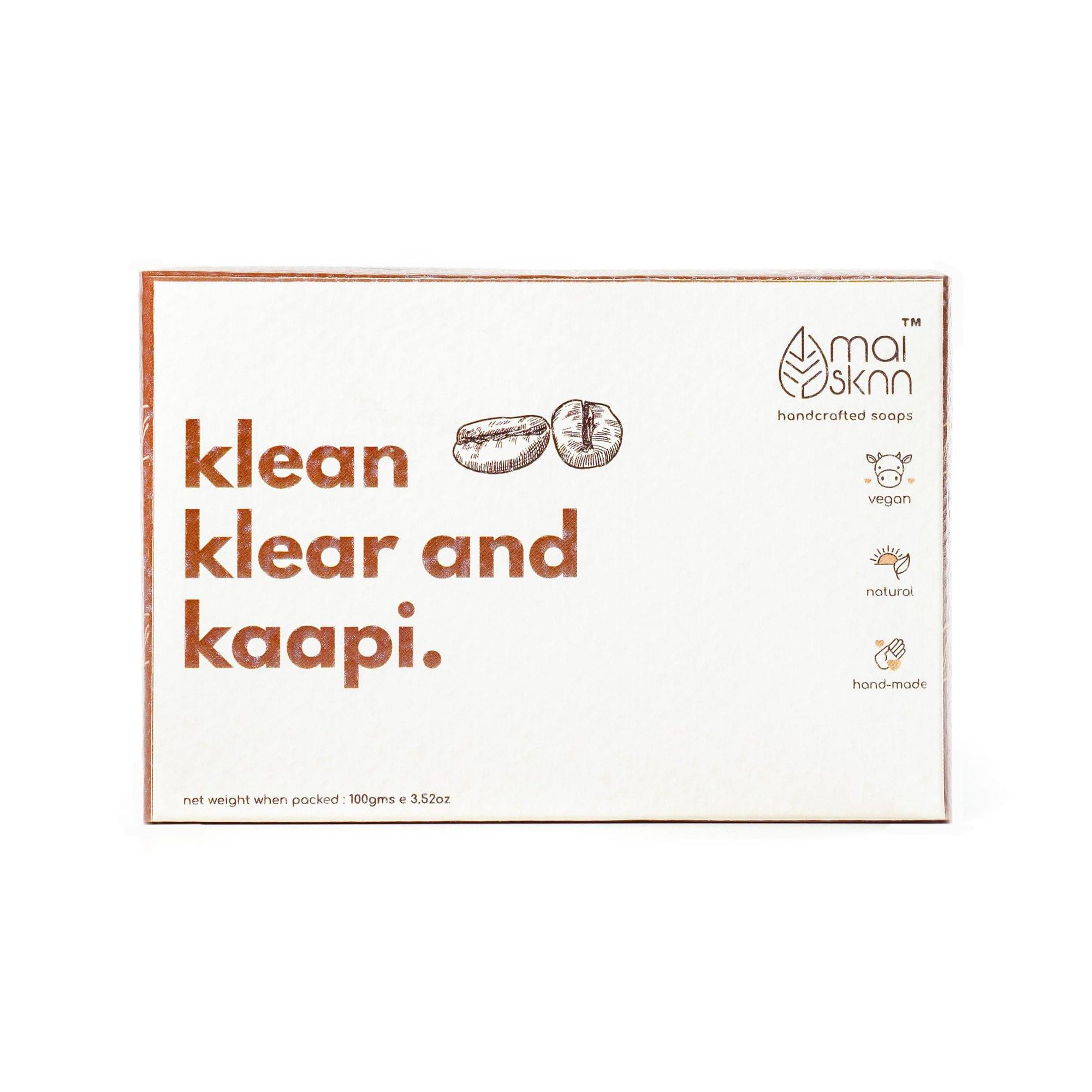 Klean Klear & Kaapi Scrub Soap Bar