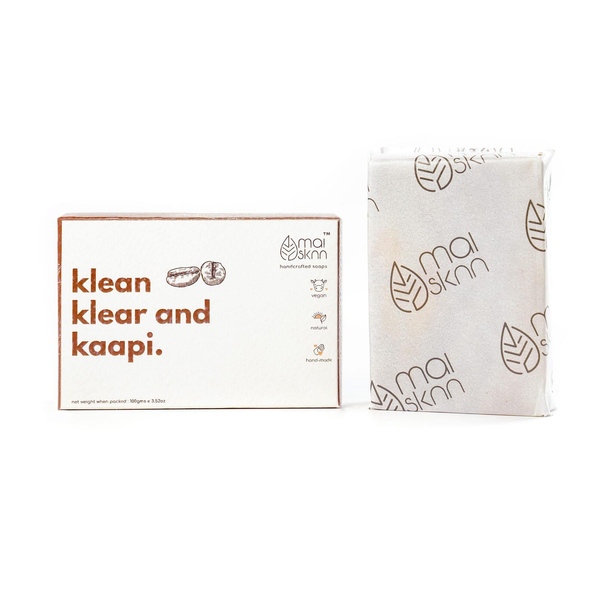 Klean Klear & Kaapi Scrub Soap Bar - Image 3