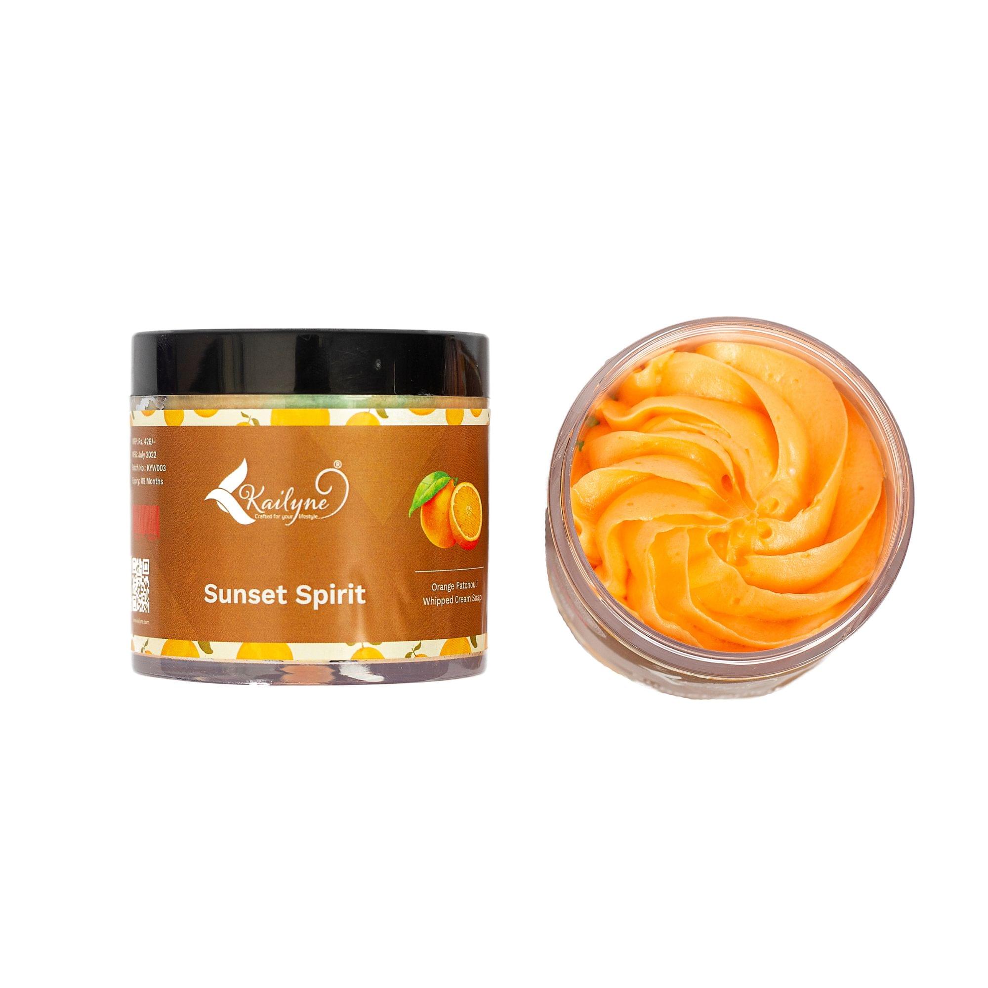 Whipped Cream Soap Orange Patchouli Sunset Sprit