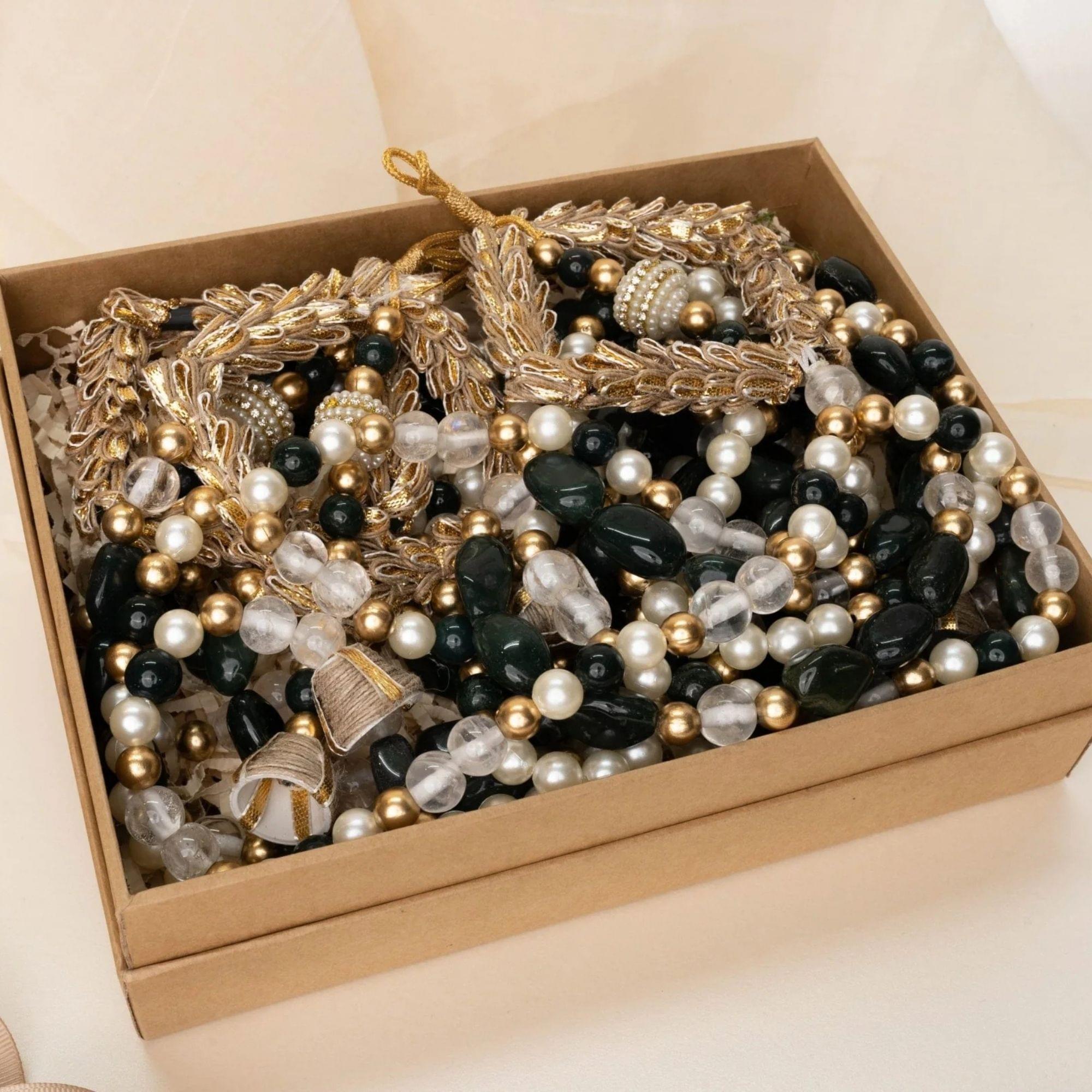 Bloodstone & Clear Quartz Crystal Toran