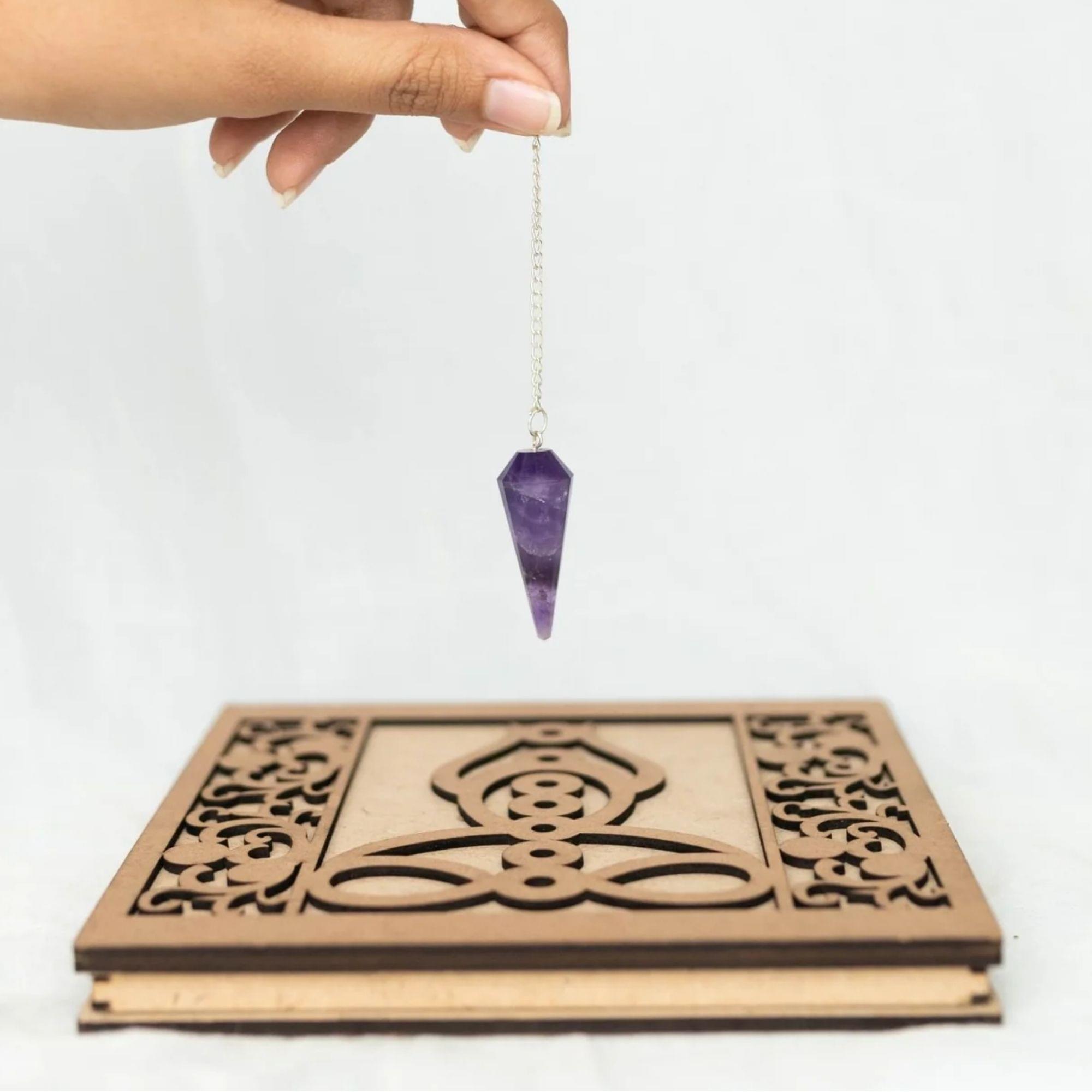 Amethyst Crystal Pendulum