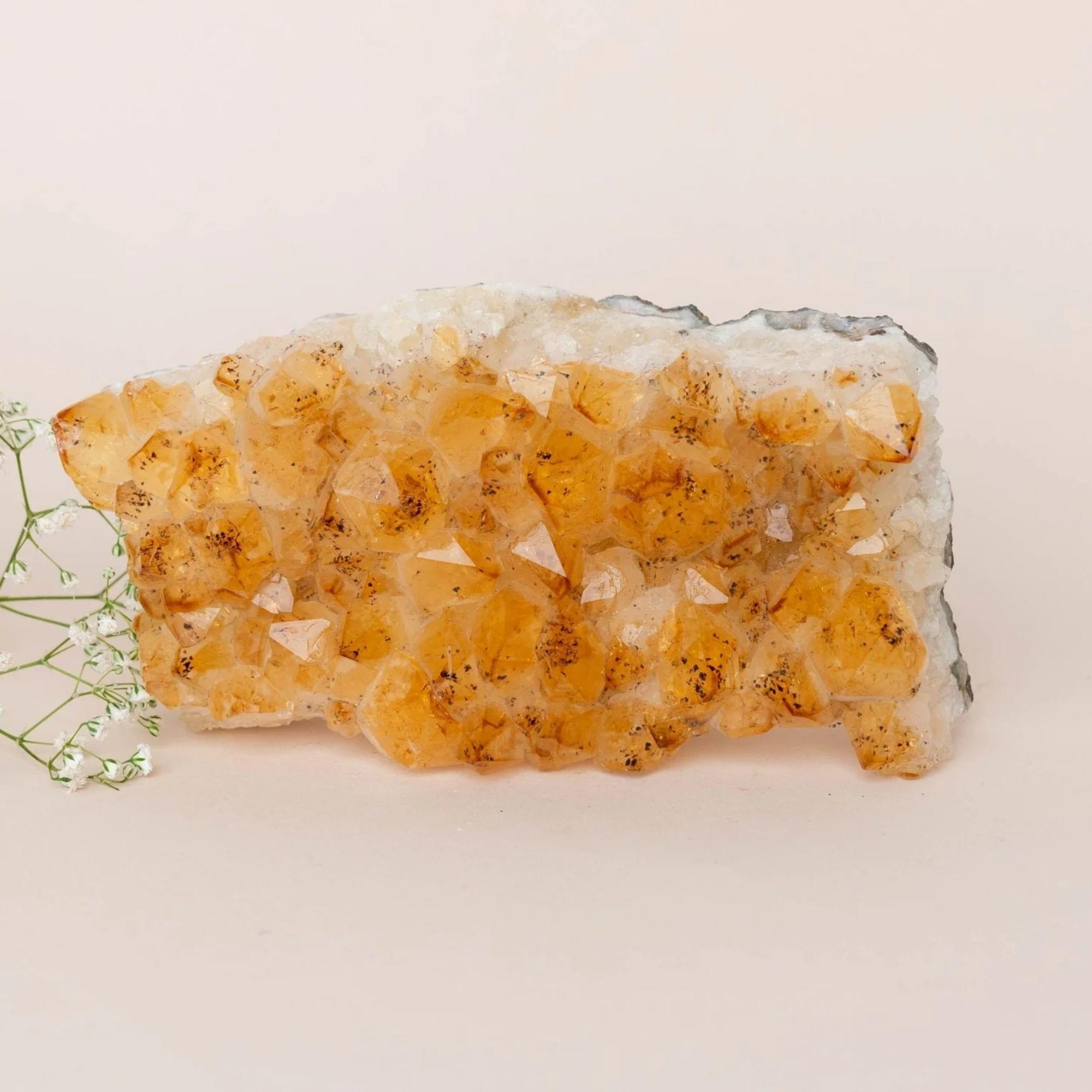 Citrine 849gm Raw Cluster