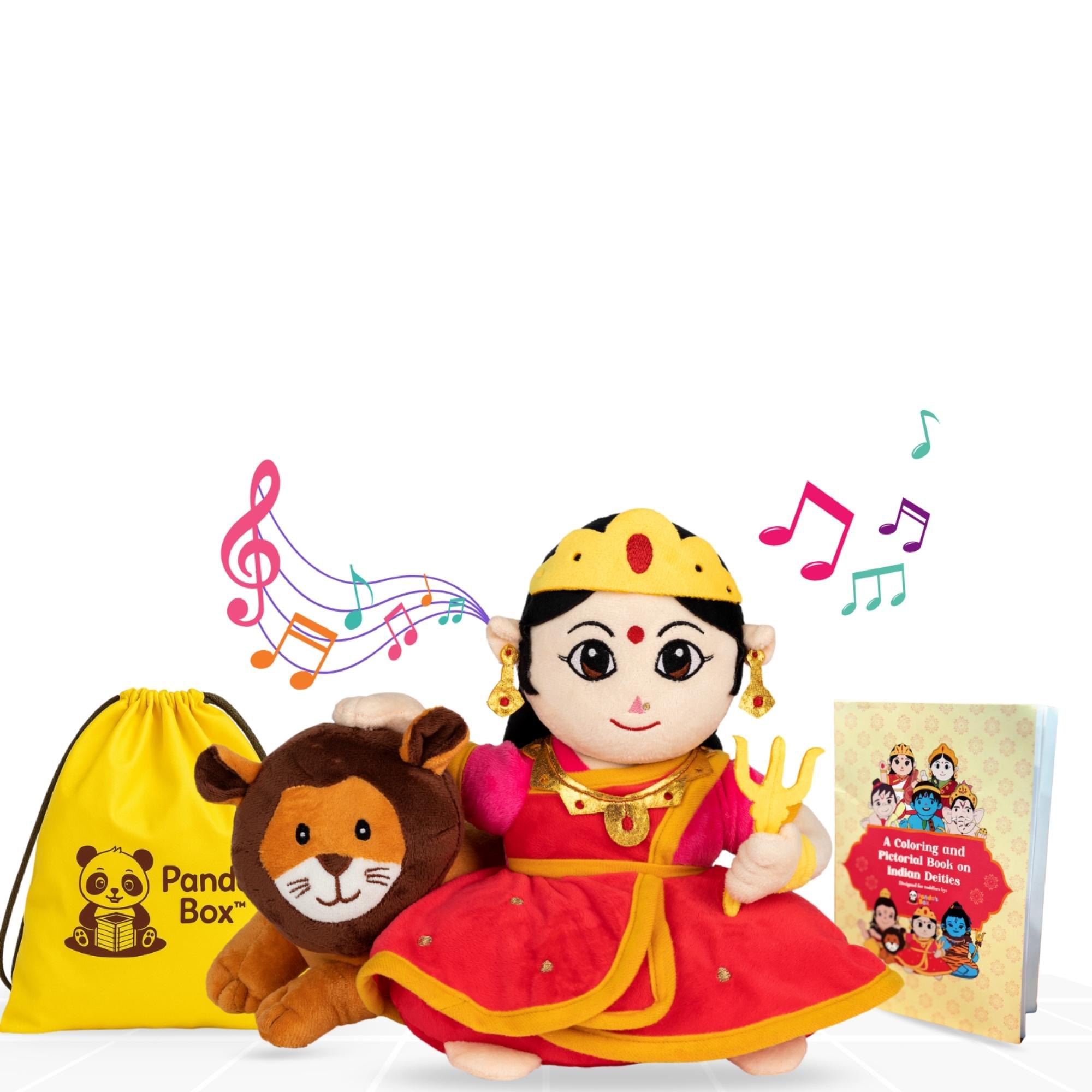 Panda's Box Mantra Chanting Devi Durga( Medium - 26 cm)