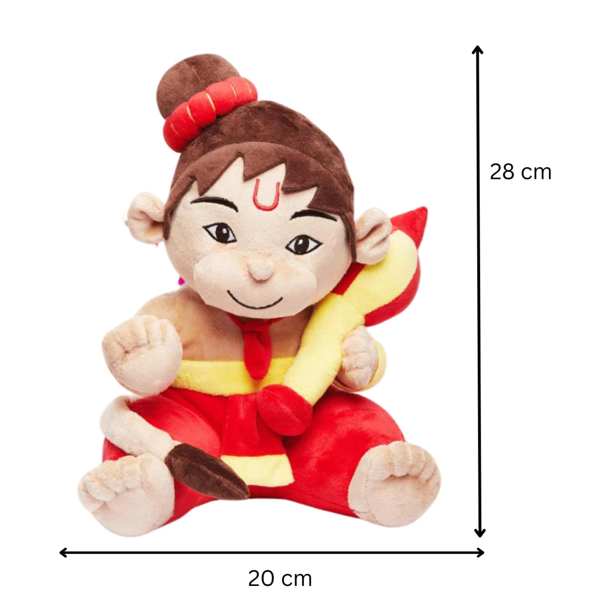 Panda's Box Mantra Chanting Baby Hanuman (Medium-28 cm) - Image 2
