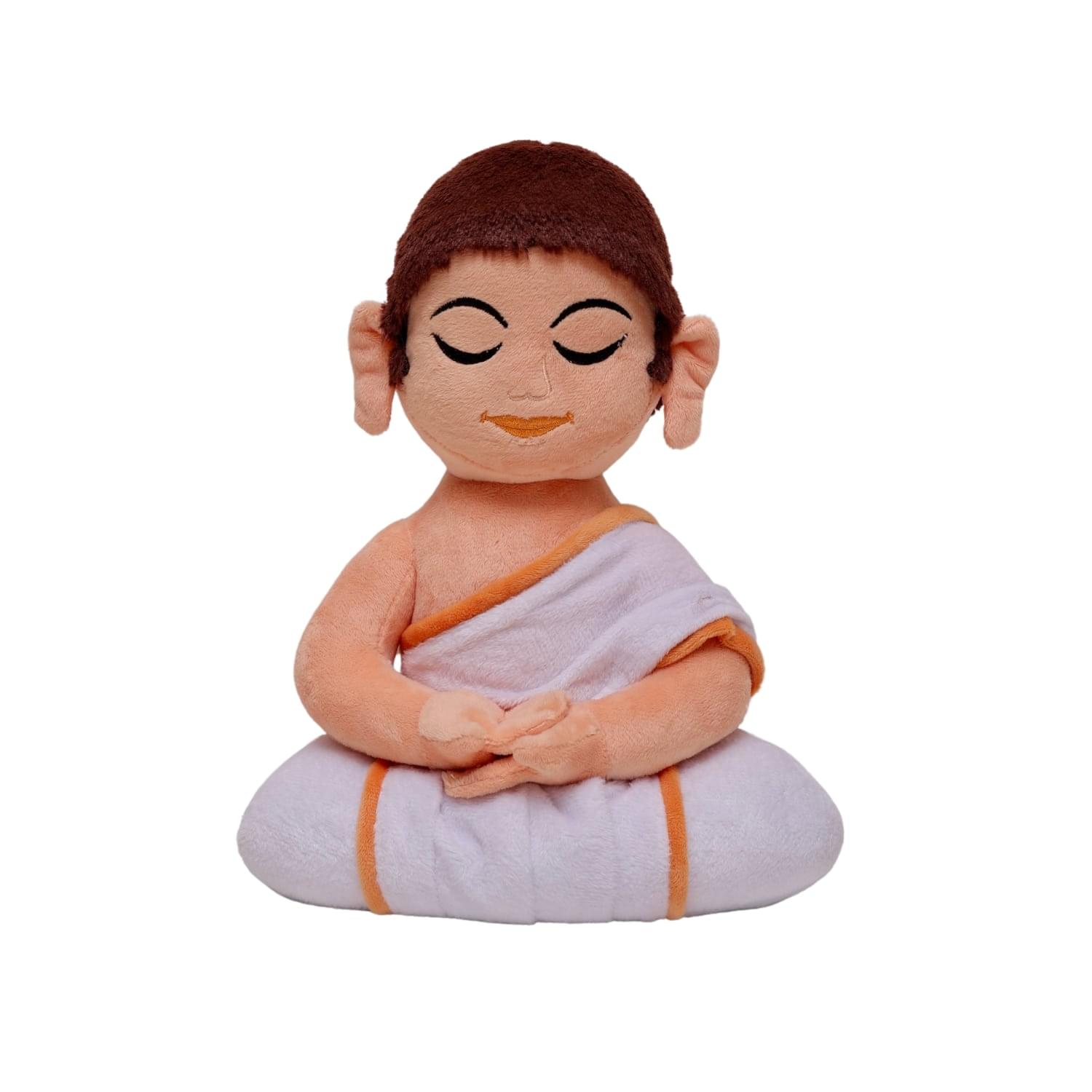 Panda's Box Mantra Chanting Jain Swami (Medium - 28 cm) Plush Stuffed Toy