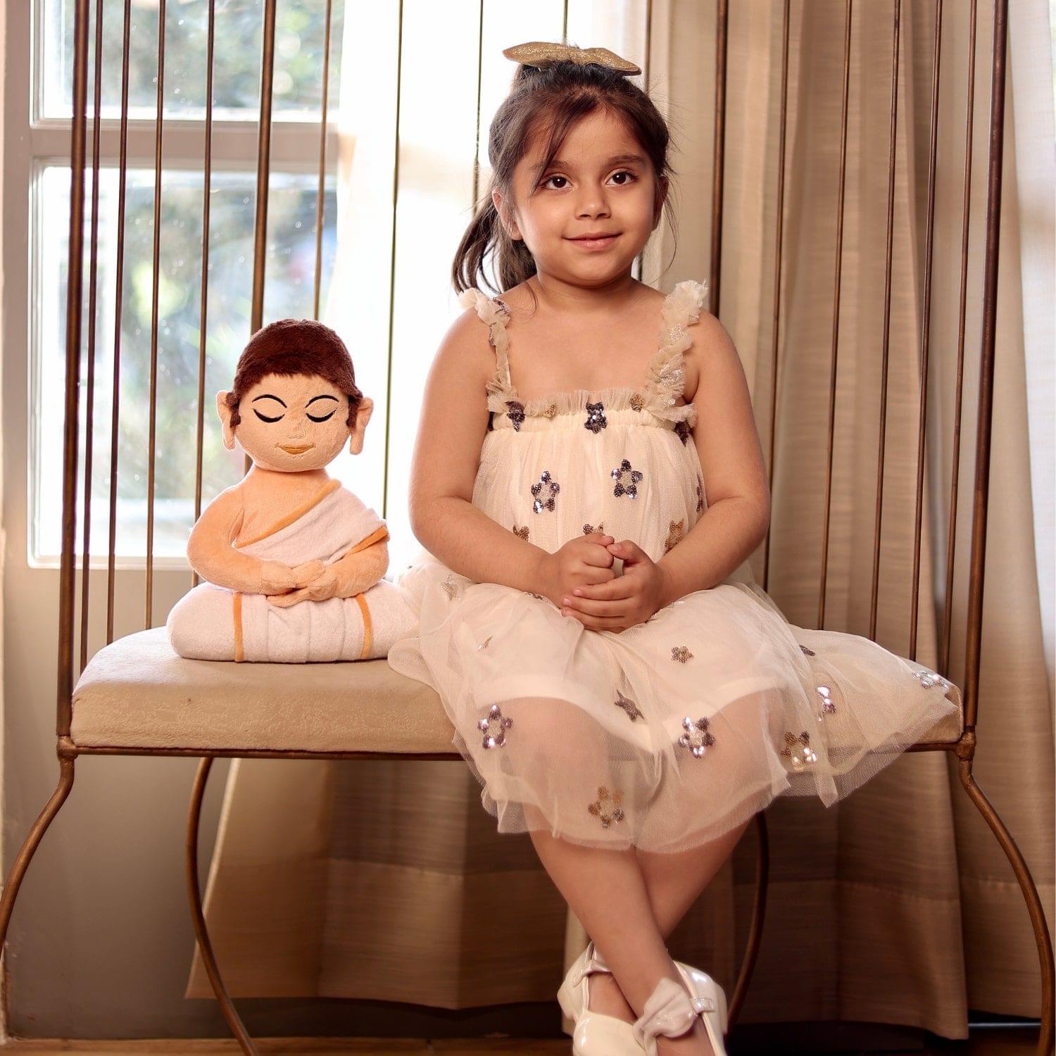 Panda's Box Mantra Chanting Jain Swami (Medium - 28 cm) Plush Stuffed Toy - Image 5