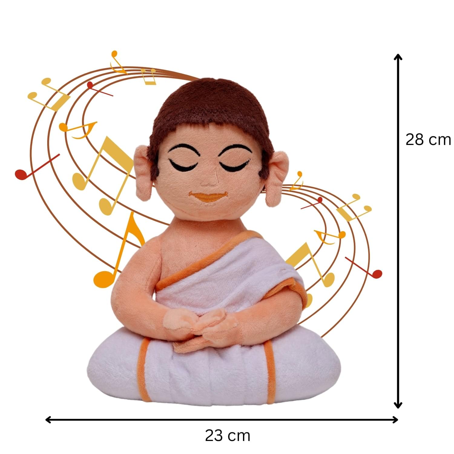 Panda's Box Mantra Chanting Jain Swami (Medium - 28 cm) Plush Stuffed Toy - Image 3