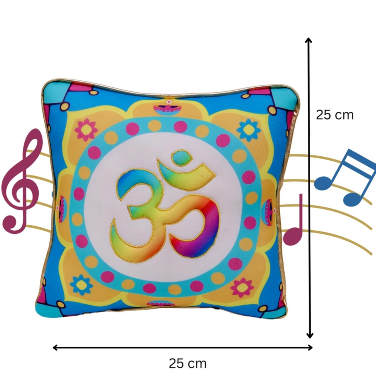 Pands's Box Universal Mantra Chanting Plush Pillow (25 cms) - Image 2