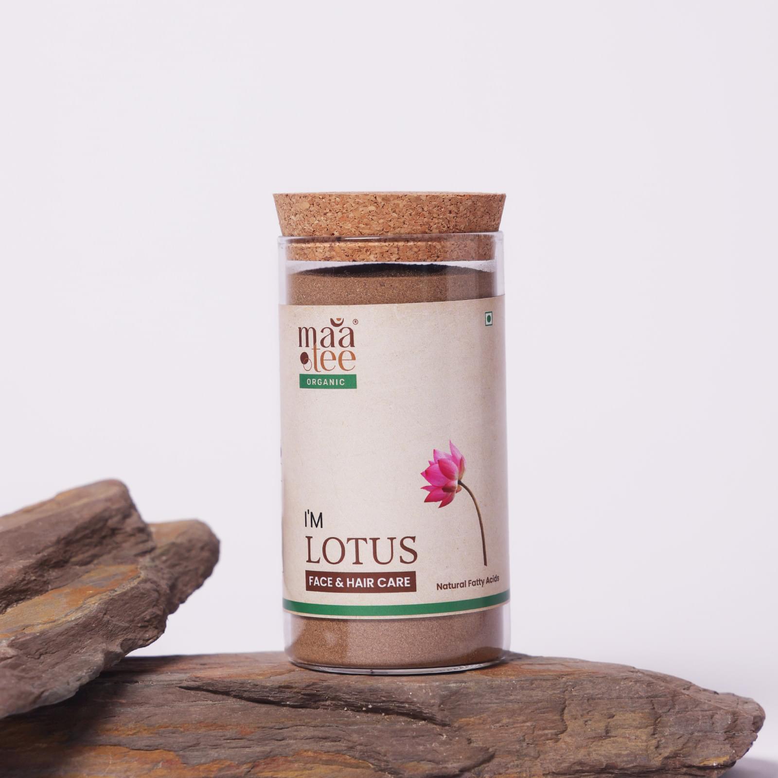 I'm Maatee Organic Lotus Powder Skin Transformation by Tightening Skin Texture, Scalp Revival by Reducing Excess Oil with Quercetin and Kaempferol Natural • Pure • Clean Earth Infused • Ritual Inspired • Artisan Beauty