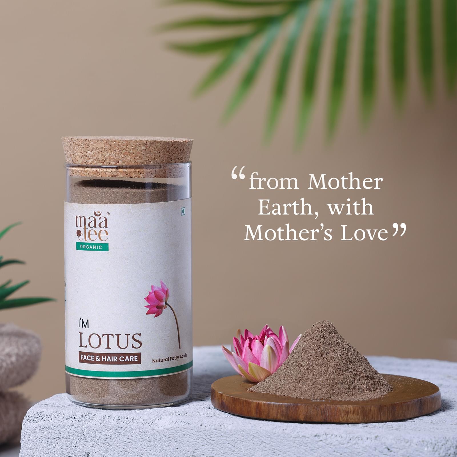 I'm Maatee Organic Lotus Powder Skin Transformation by Tightening Skin Texture, Scalp Revival by Reducing Excess Oil with Quercetin and Kaempferol Natural • Pure • Clean Earth Infused • Ritual Inspired • Artisan Beauty - Image 2
