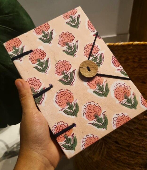 Gulabi Fabric Handmade Diary