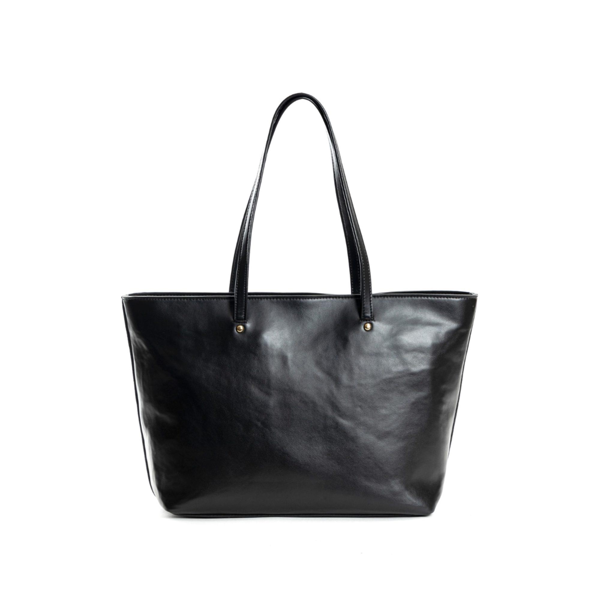 Antheia Vegan Leather Tote - Black - Image 2
