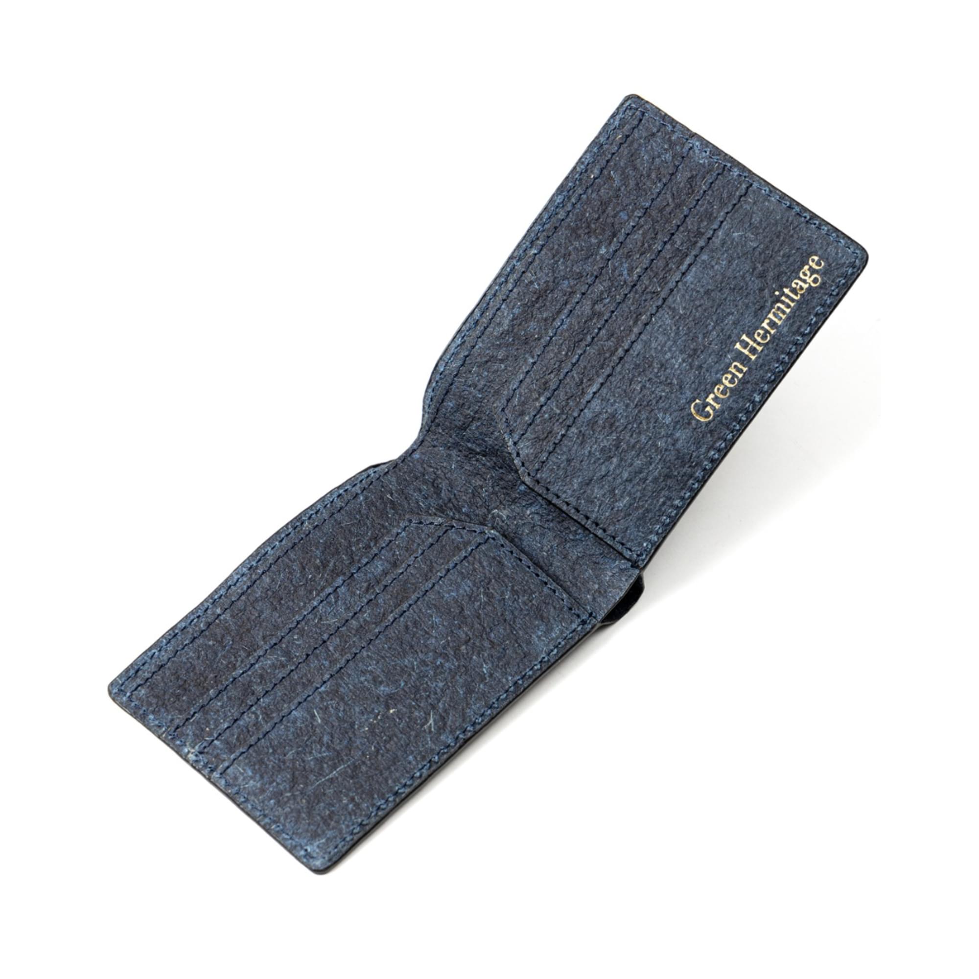 Helios Vegan Leather Men's Wallet - Indigo - Image 4