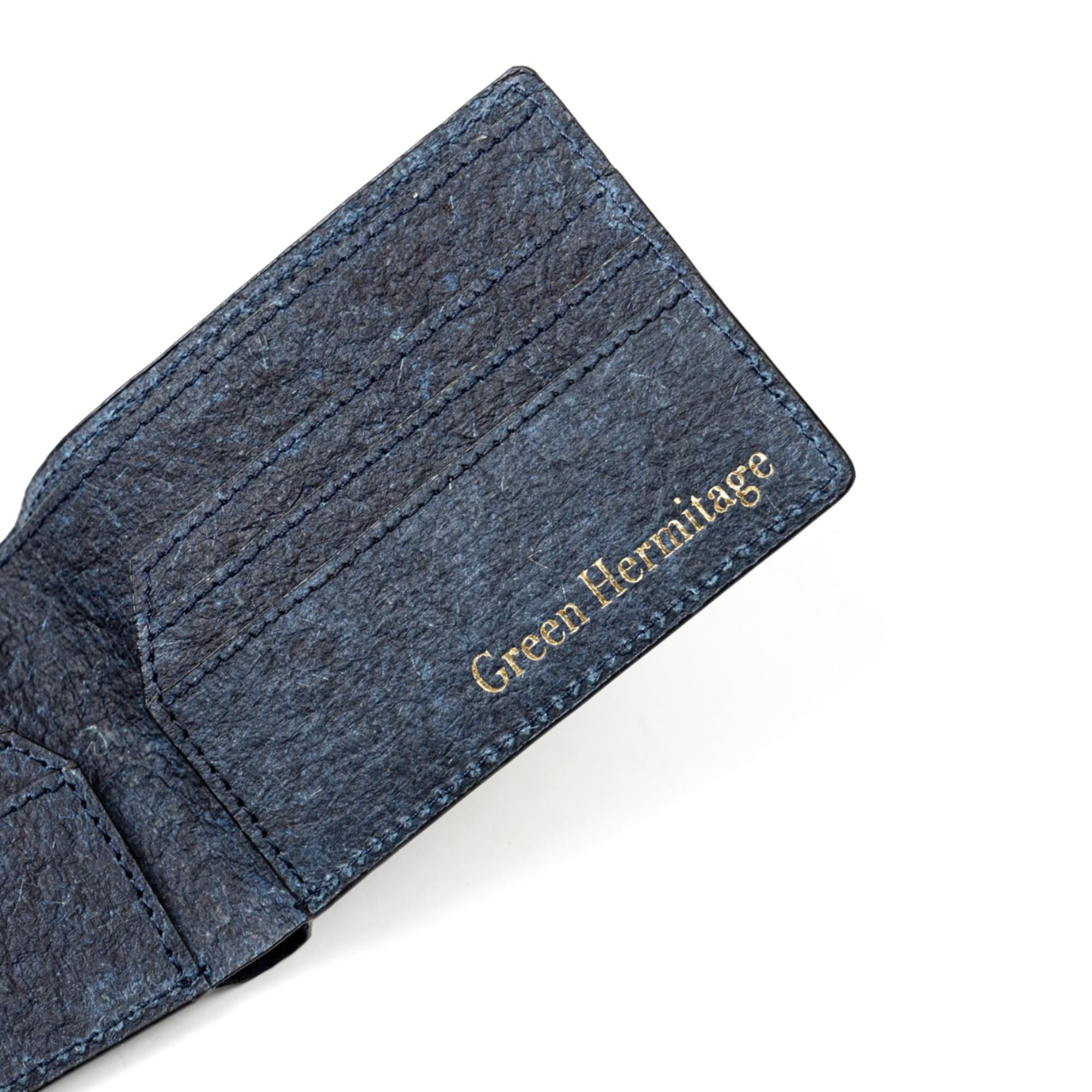 Helios Vegan Leather Men's Wallet - Indigo - Image 2