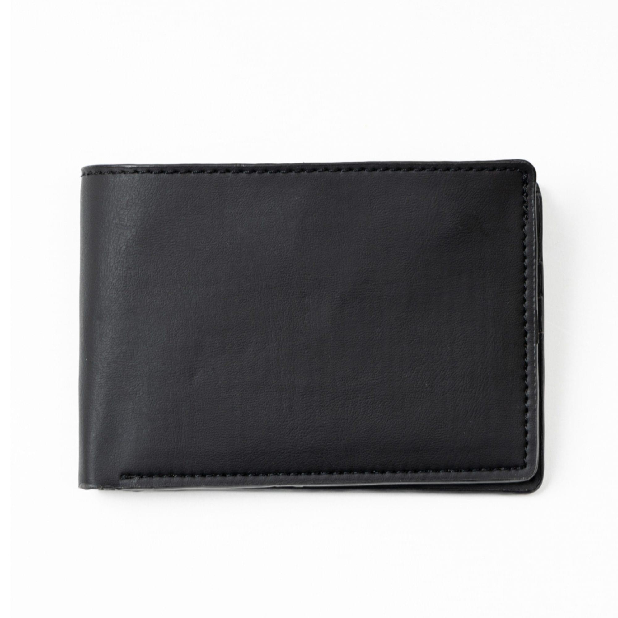 Helios Vegan Leather Men's Wallet - Black